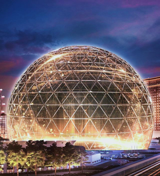 What is the the world? Biggest sphere in the universe at Los Vegas?